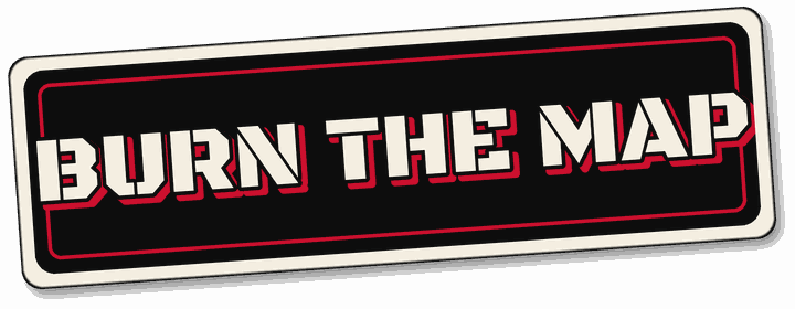 Burn the Map sticker